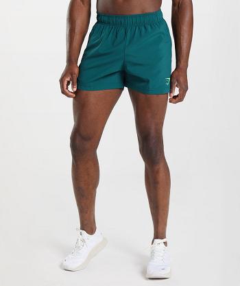 Pánské Šortky Gymshark Sportovní 5" Tyrkysové Blankyt | CZ 2840GSO